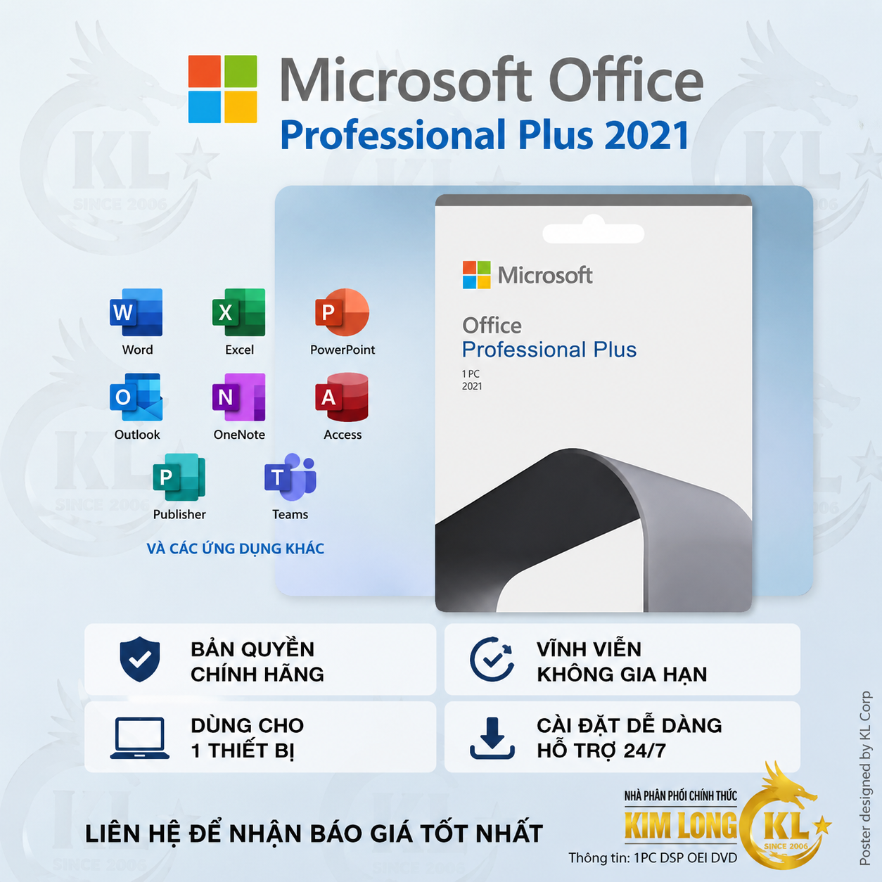 Phần Mềm Microsoft Office Professional Plus 2021